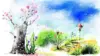 Flower Garden Watercolor Wallpaper