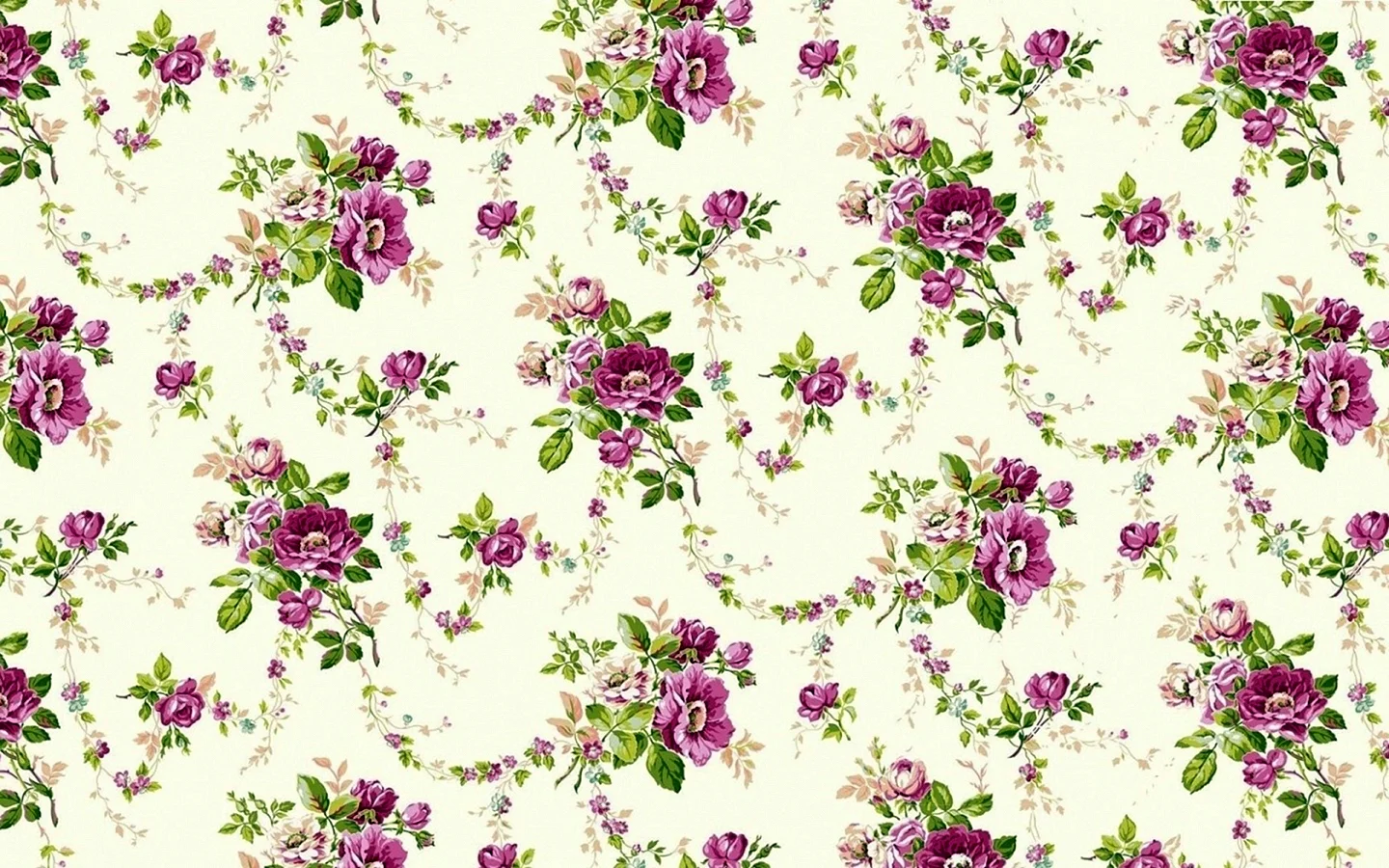 Flower Pattern Wallpaper