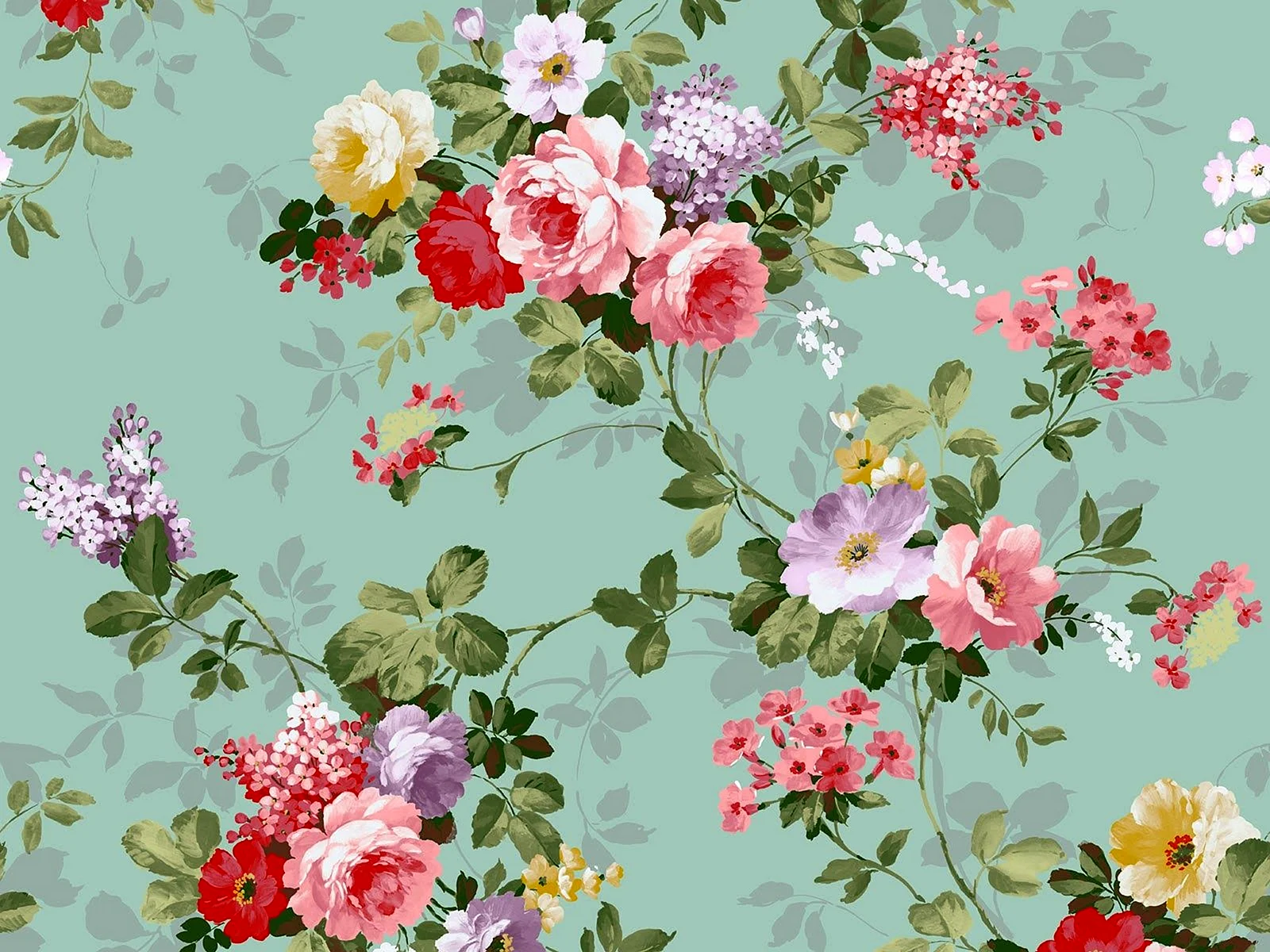 Flower Pattern Wallpaper