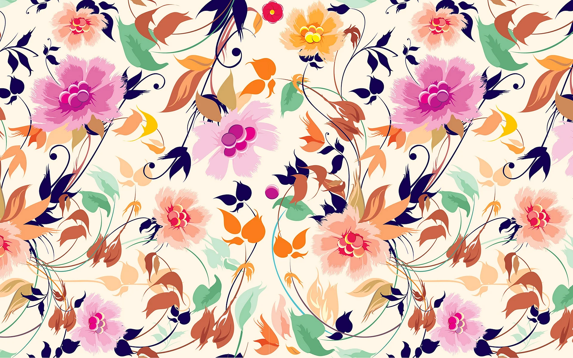 Flower Pattern Wallpaper