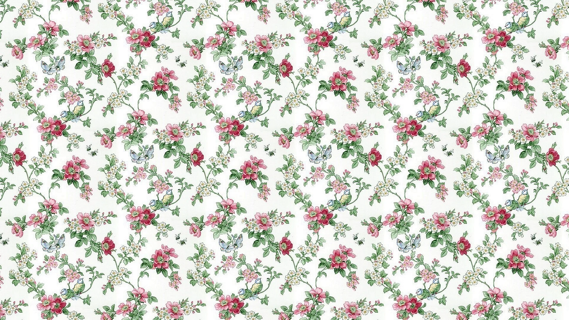 Flower Pattern Wallpaper