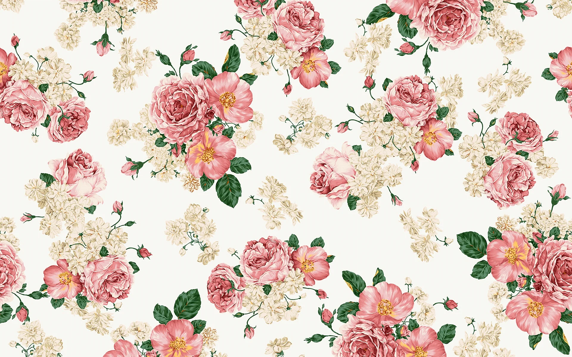 Flower Pattern Wallpaper