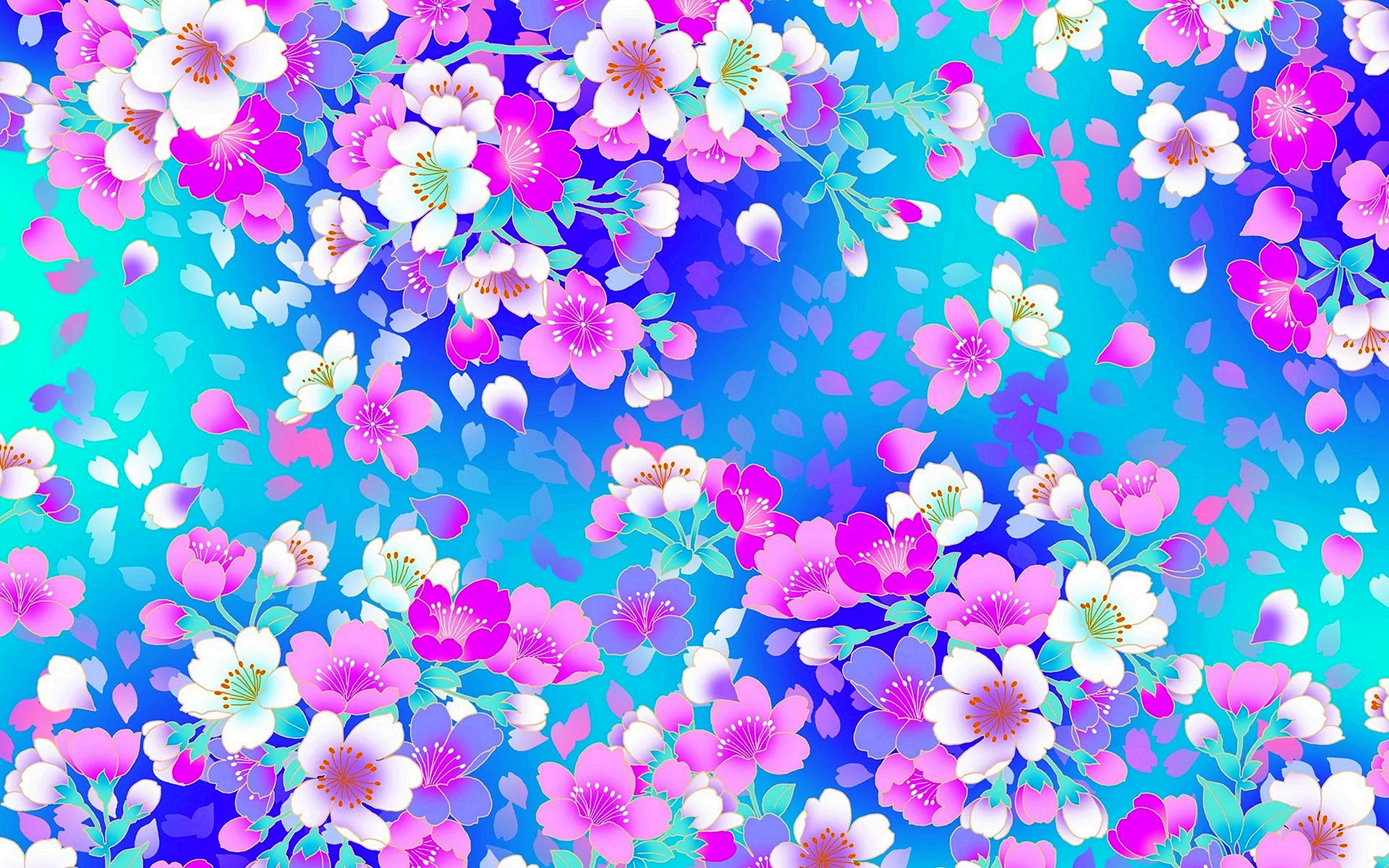 Flower Pattern Wallpaper