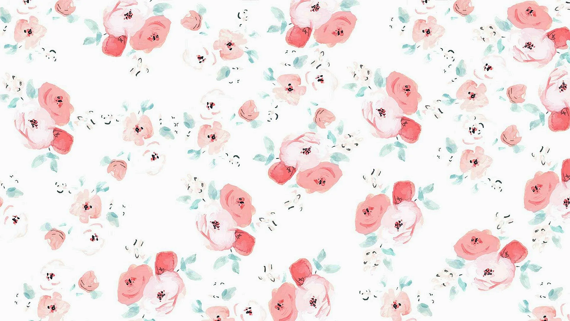 Flower Pink Pattern Wallpaper