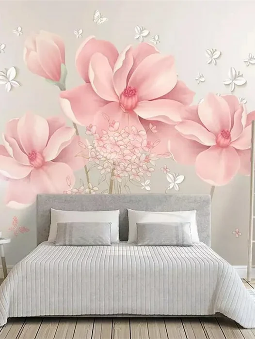 Flower Wall Mural 3D Wallpaper