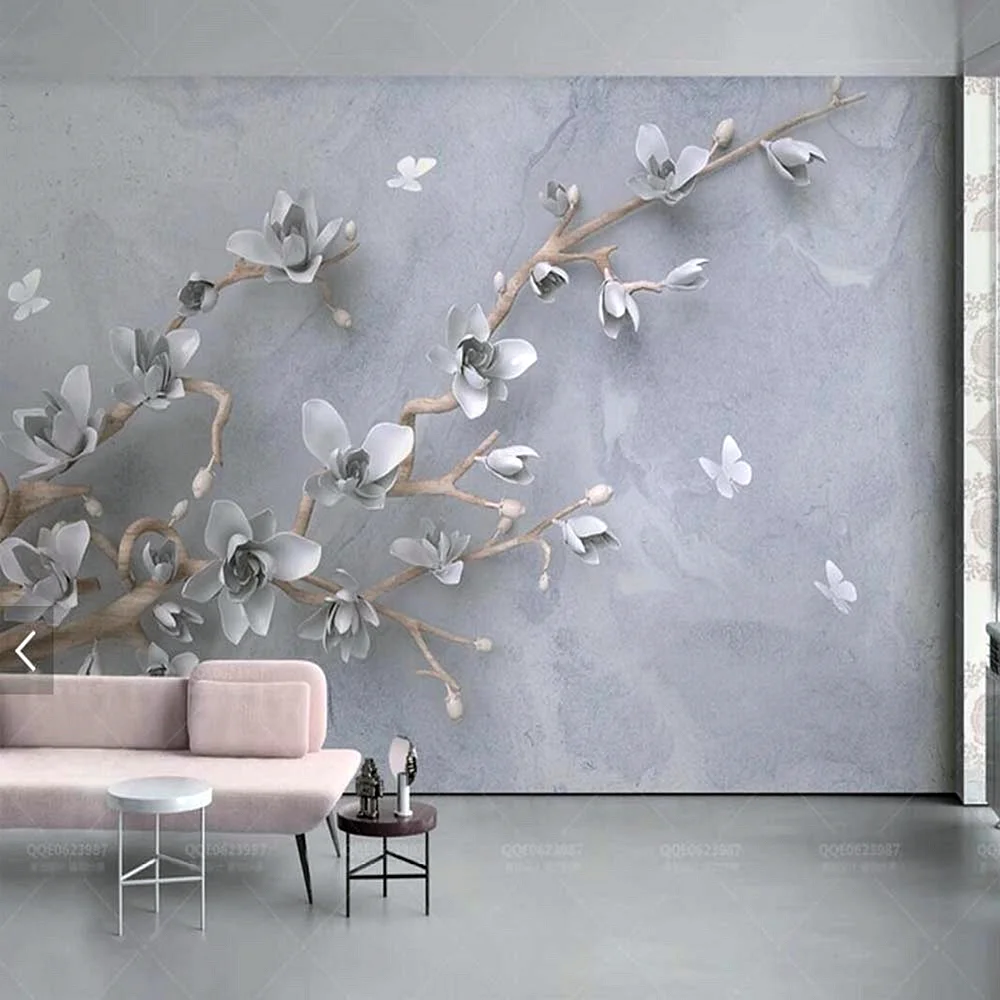 Flower Wall Mural 3d Wallpaper