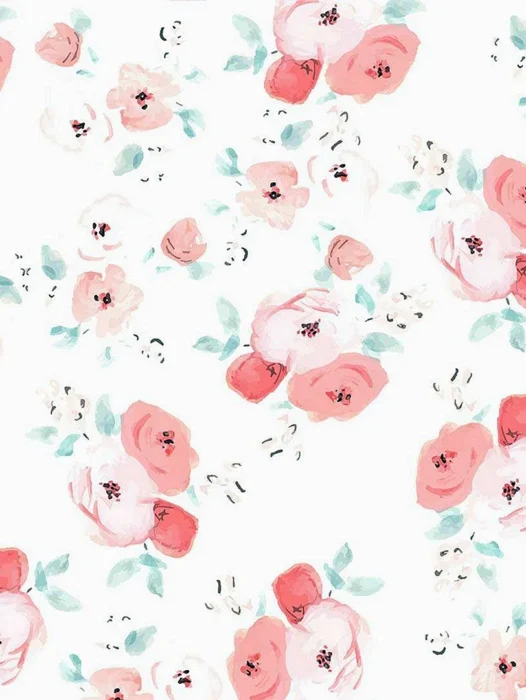 Flower Pink Pattern Wallpaper