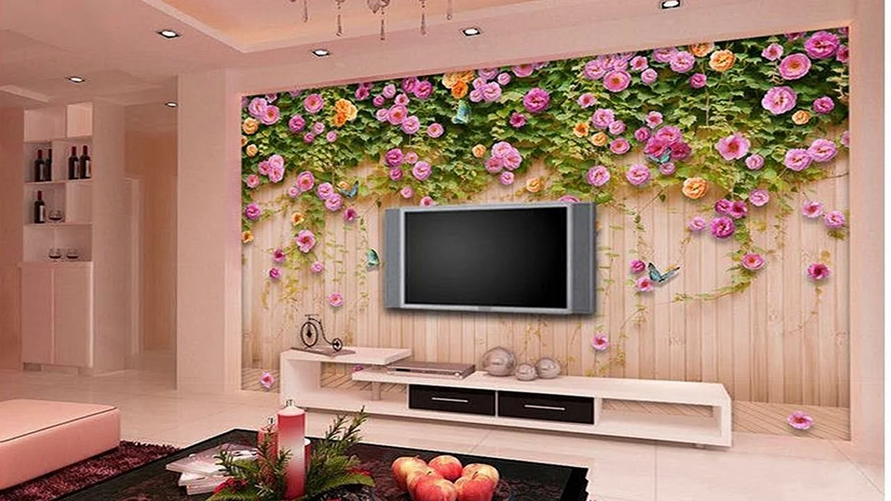 Flower Wall Mural 3D Wallpaper