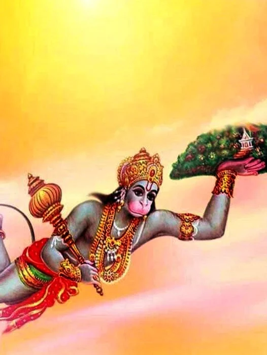 Flying Hanuman Ji Wallpaper