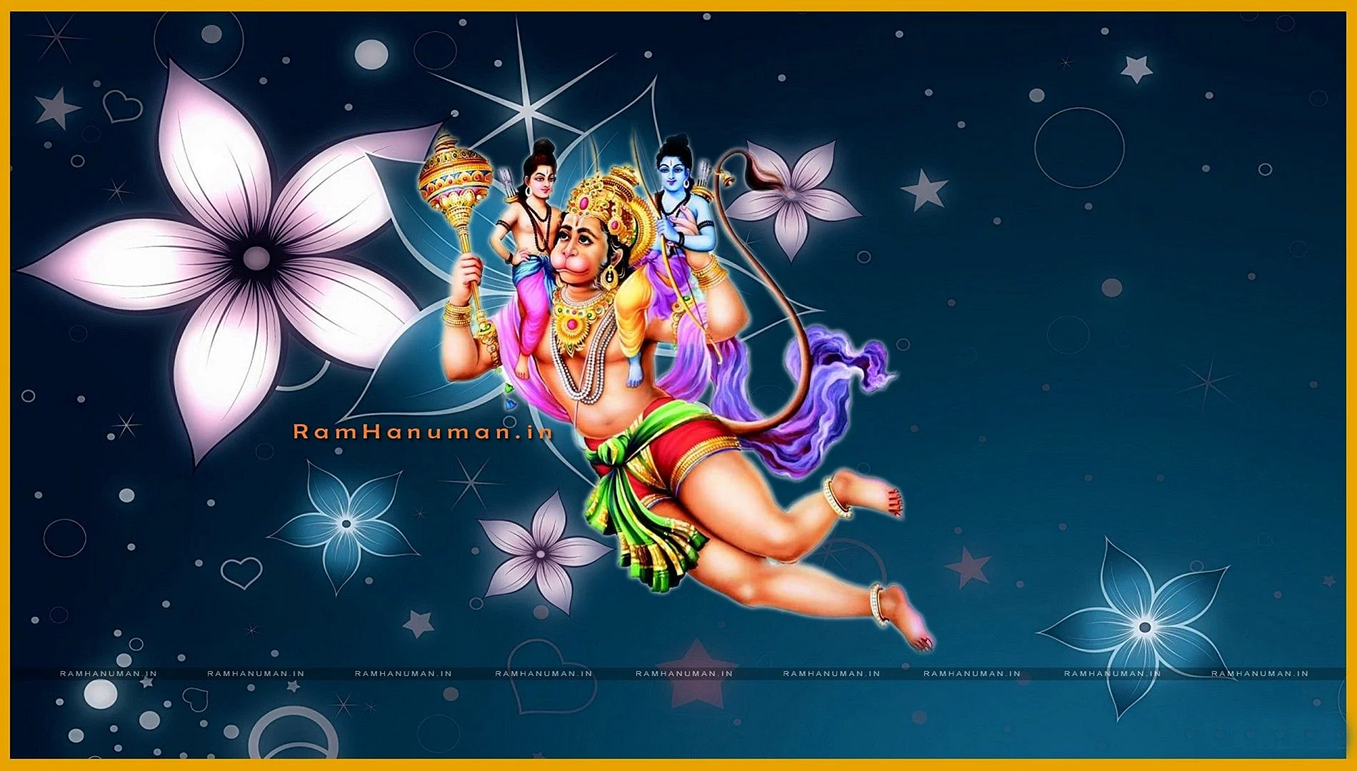 Flying Hanuman Ji Wallpaper