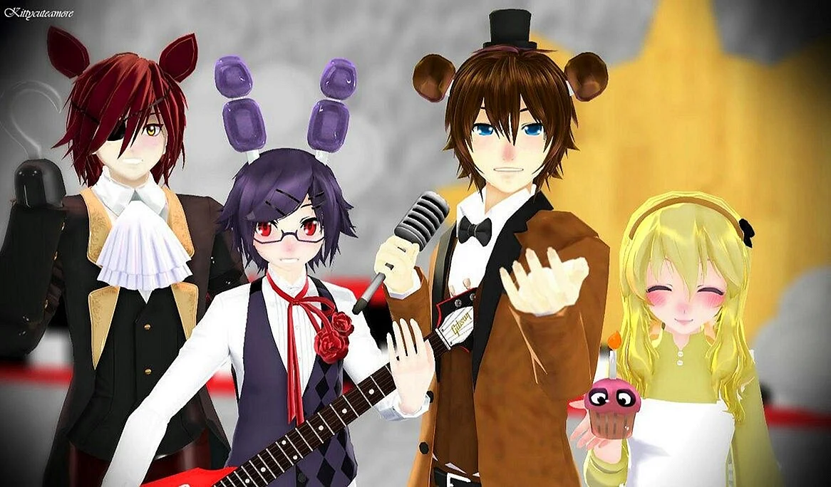 Fnaf Anime Wallpaper