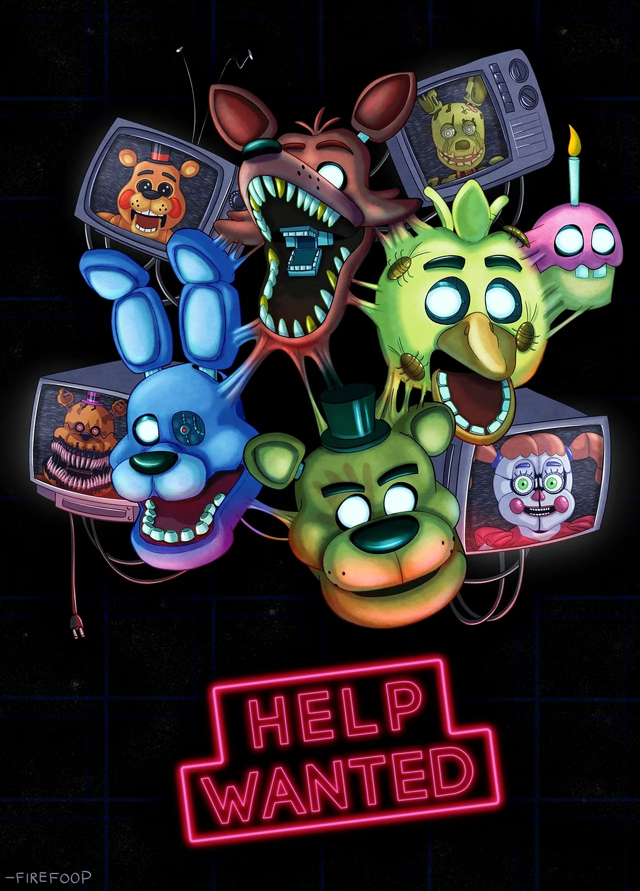 Fnaf Help Wanted Wallpaper For iPhone