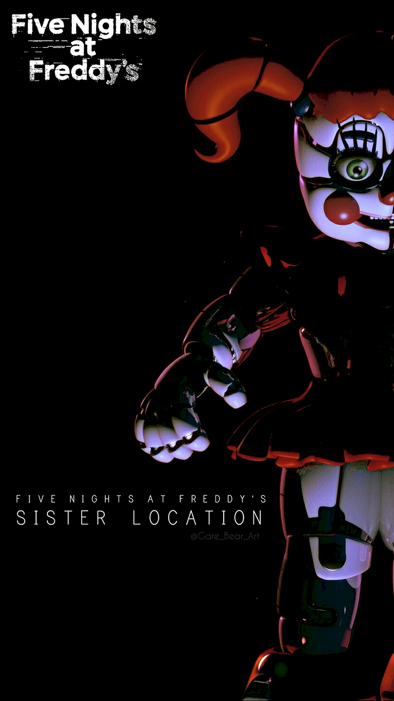Fnaf Sister Location Poster Wallpaper For iPhone