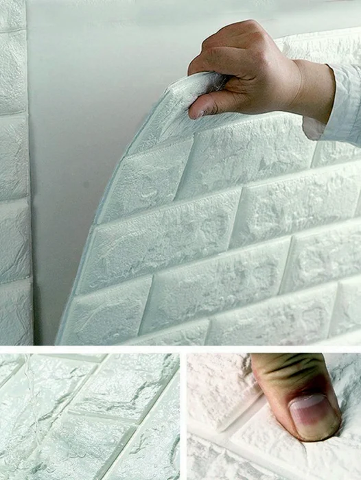 Foam Brick Wallpaper