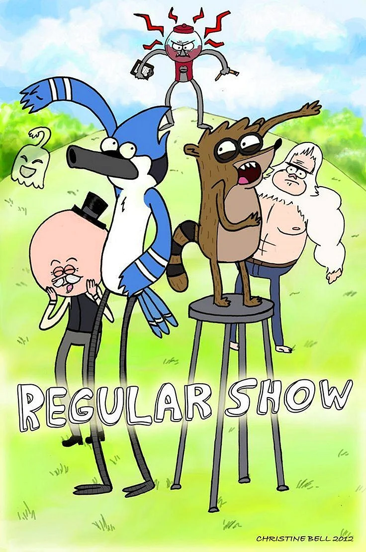 Fonts Free Regular Show Wallpaper For iPhone