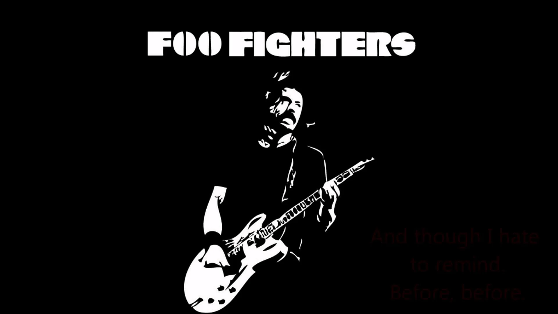 Foo Fighters Art Wallpaper