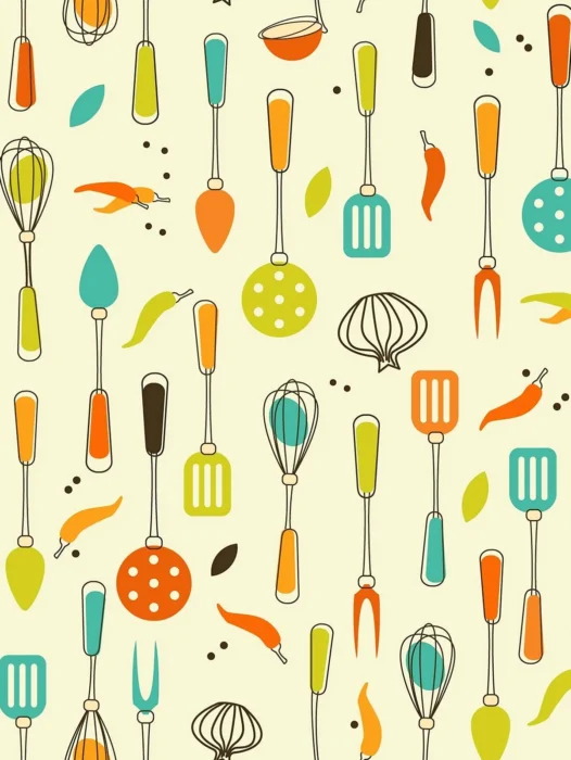 Food Pattern Wallpaper