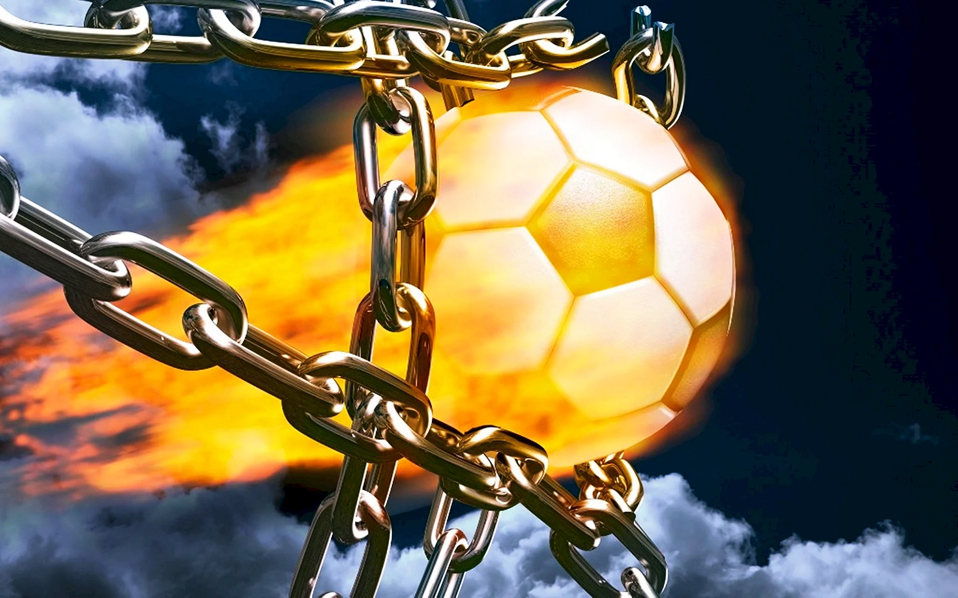 Football Fire Wallpaper