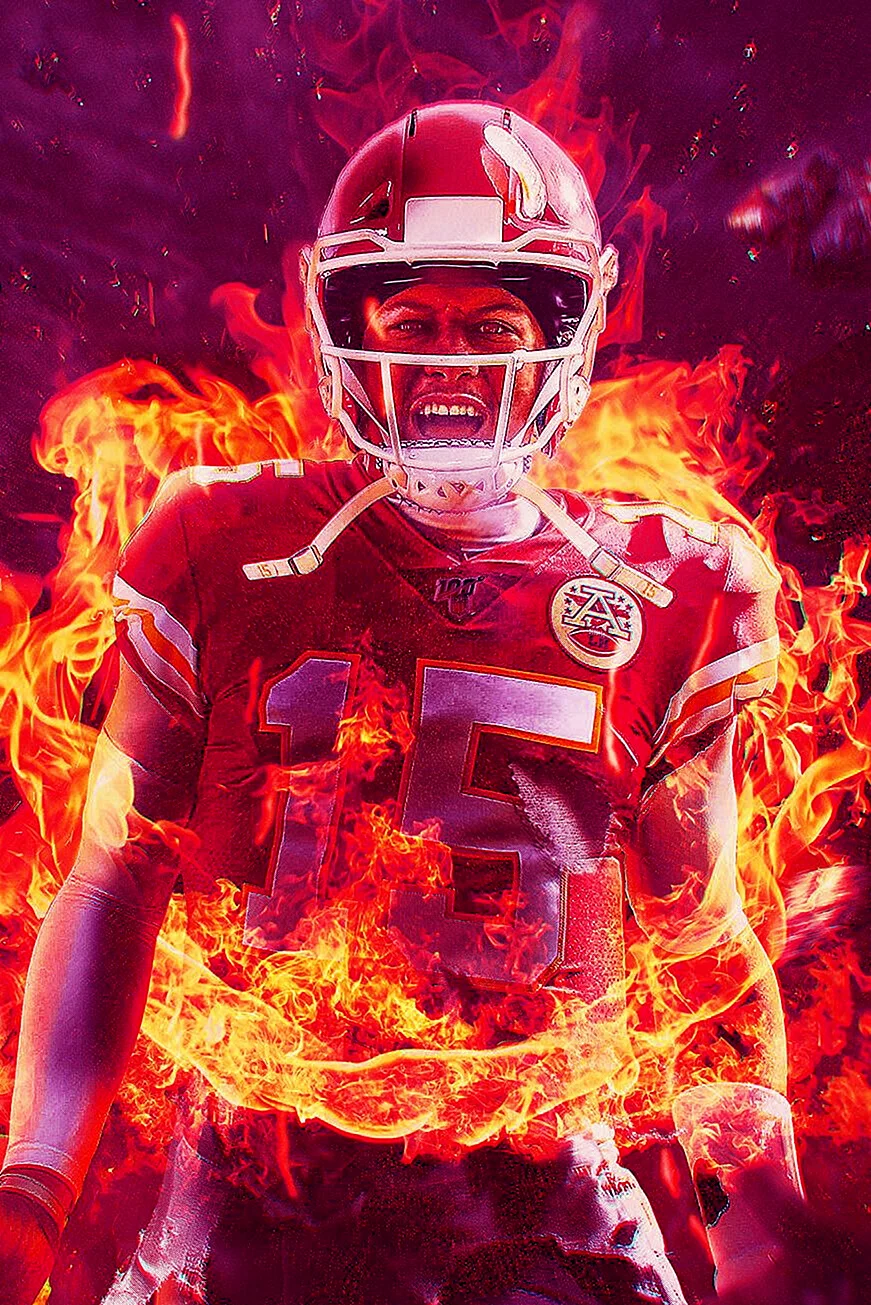 Football Fire Wallpaper For iPhone