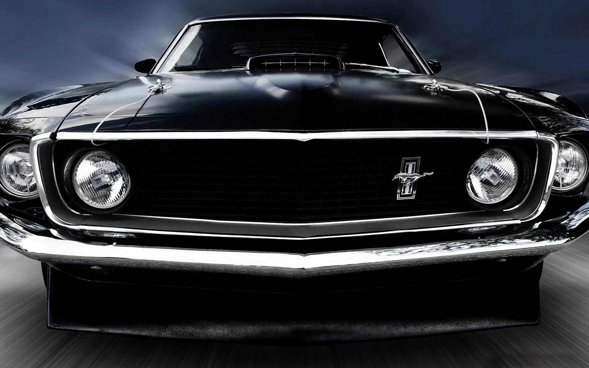 Ford Mustang 1969 Black Wallpaper