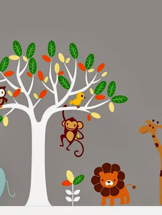 Forest Animal Kids Wallpaper