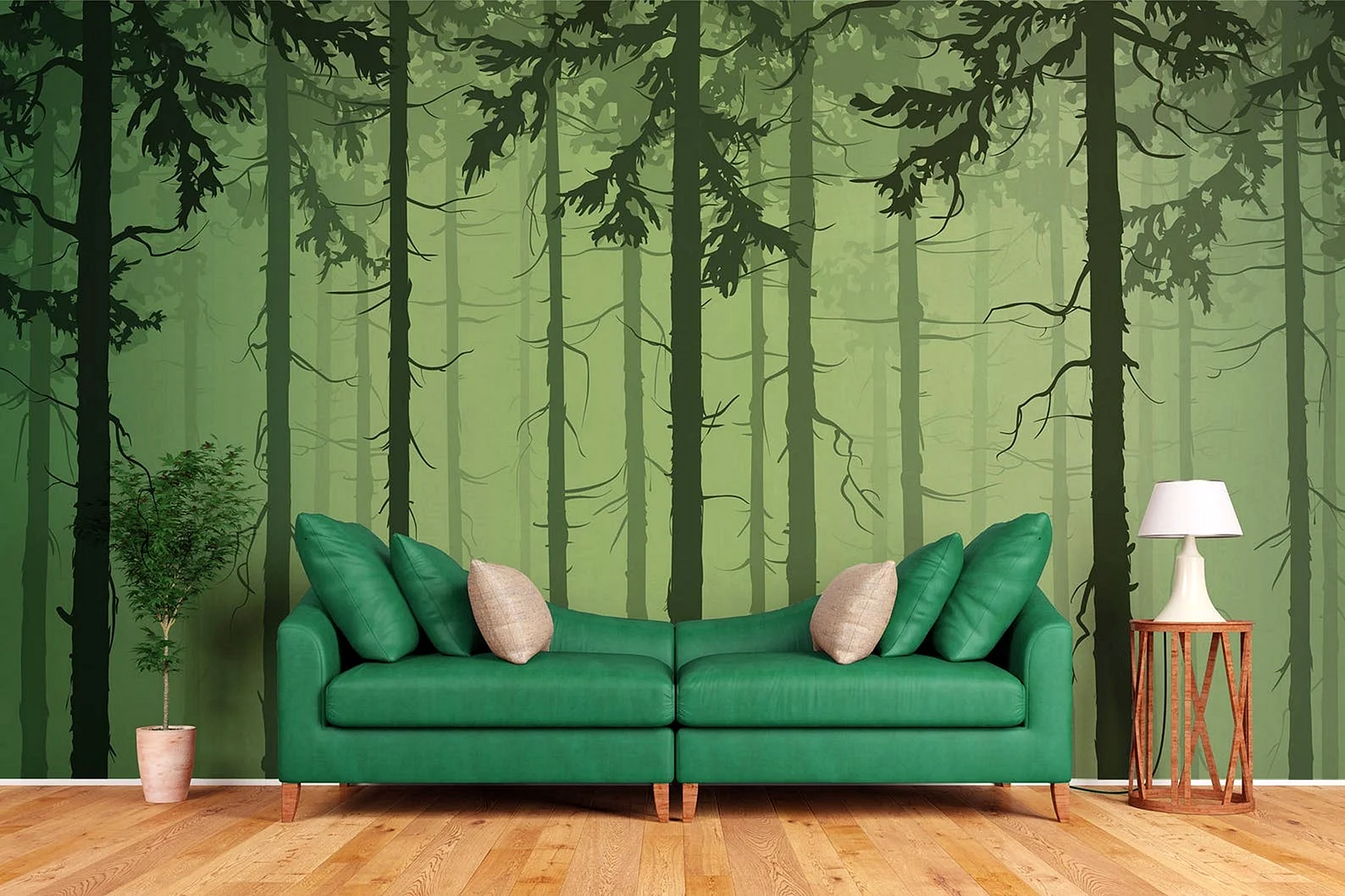 Forest Animals Mural Wallpaper