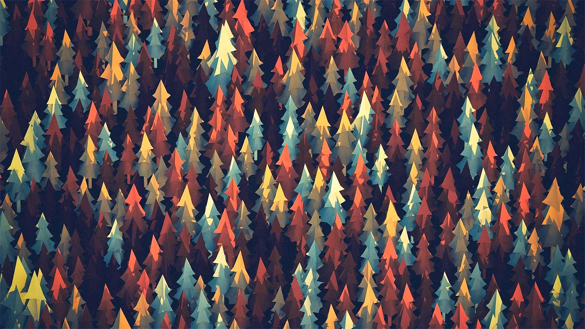 Forest Pattern Wallpaper