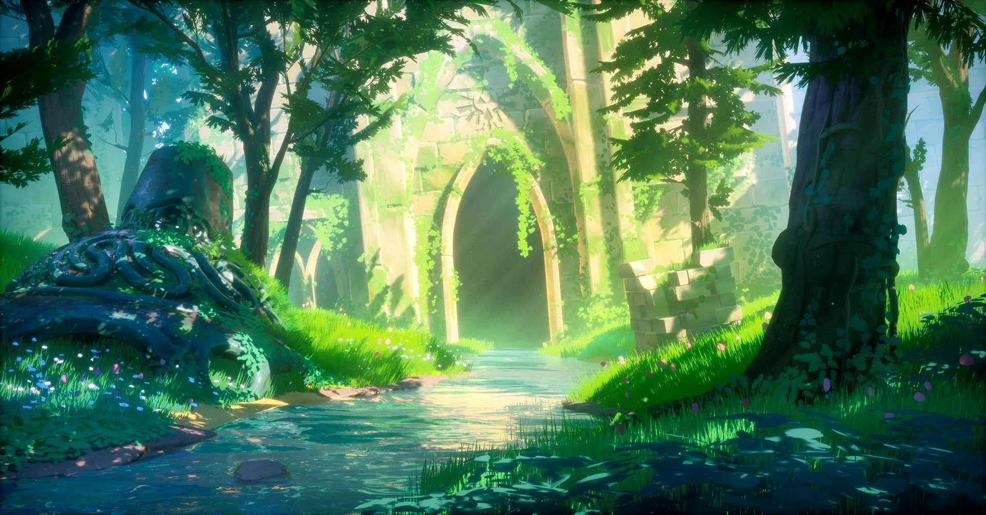 Forest Temple Zelda Wallpaper