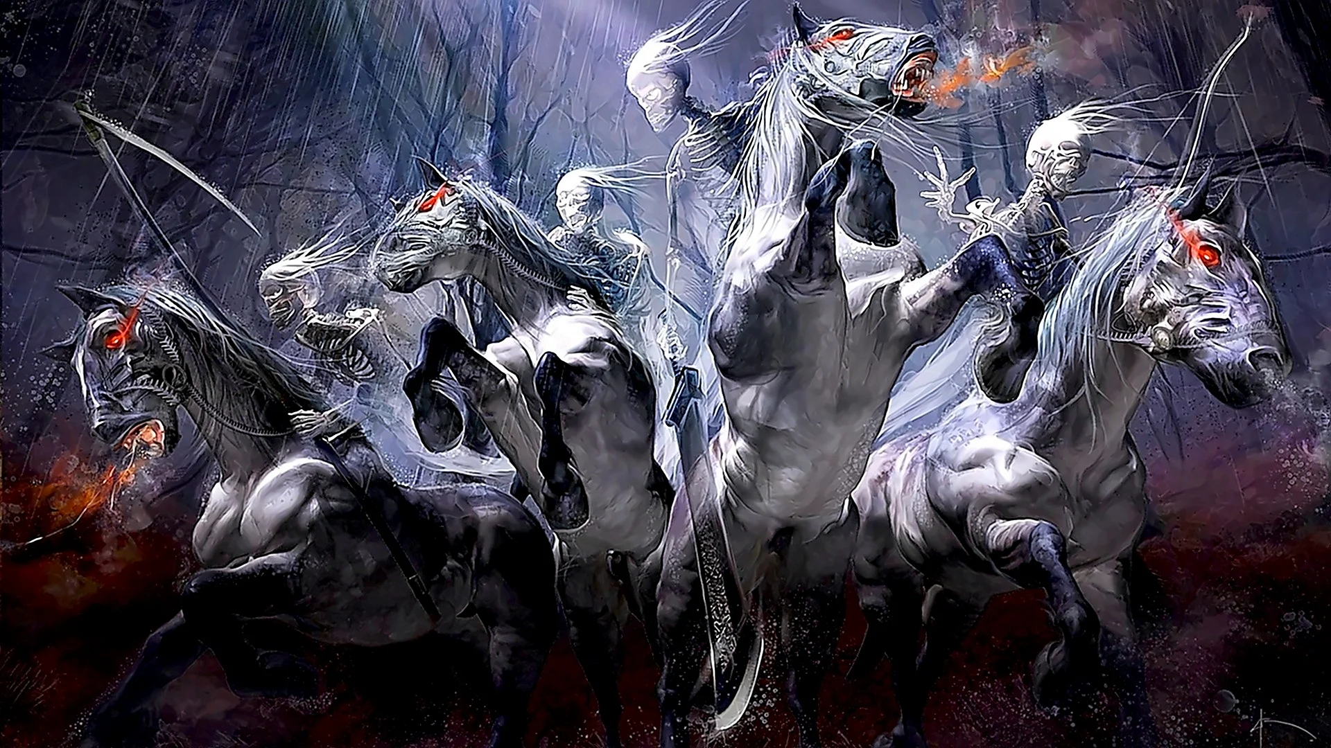 Four Horsemen Of The Apocalypse Wallpaper