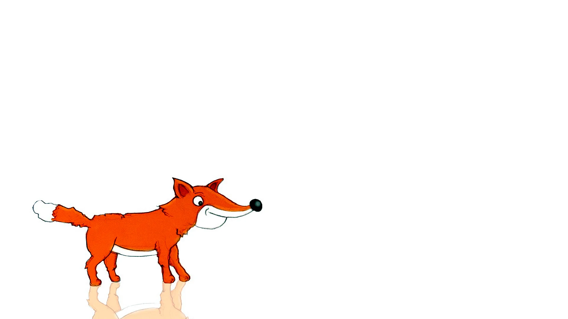 Fox cartoon Wallpaper