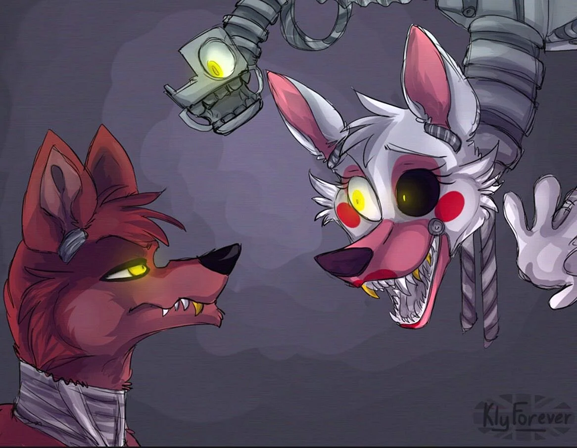 Foxy And Mangle Wallpaper