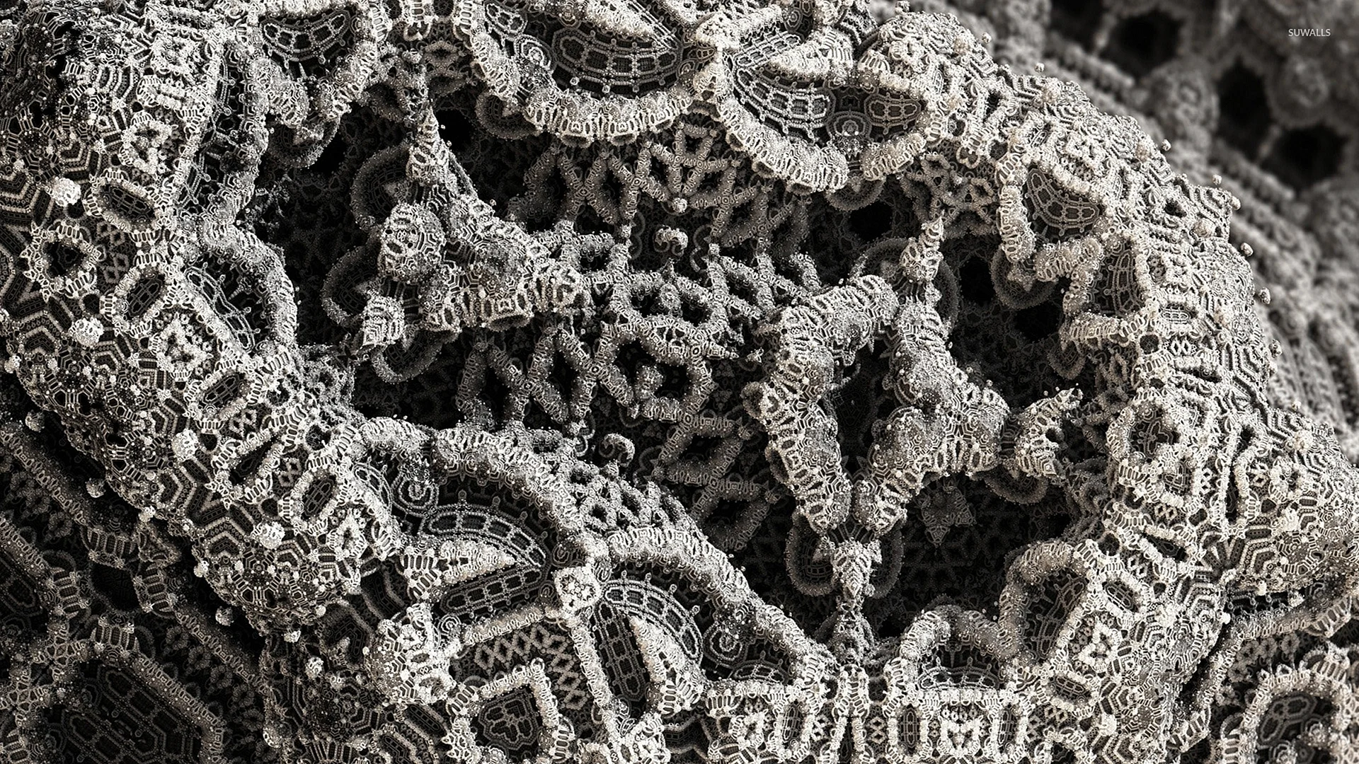 Fractal Lace Wallpaper