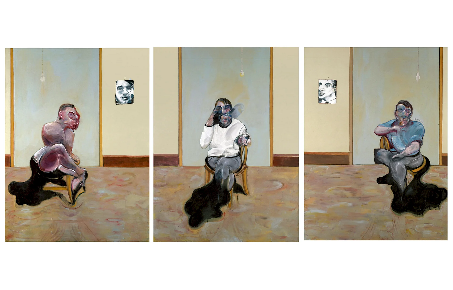 Francis Bacon Framed Triptych Wallpaper