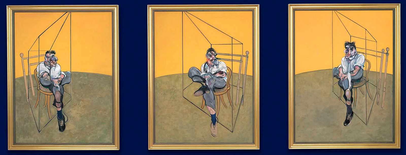 Francis Bacon Painting Triptyque Wallpaper