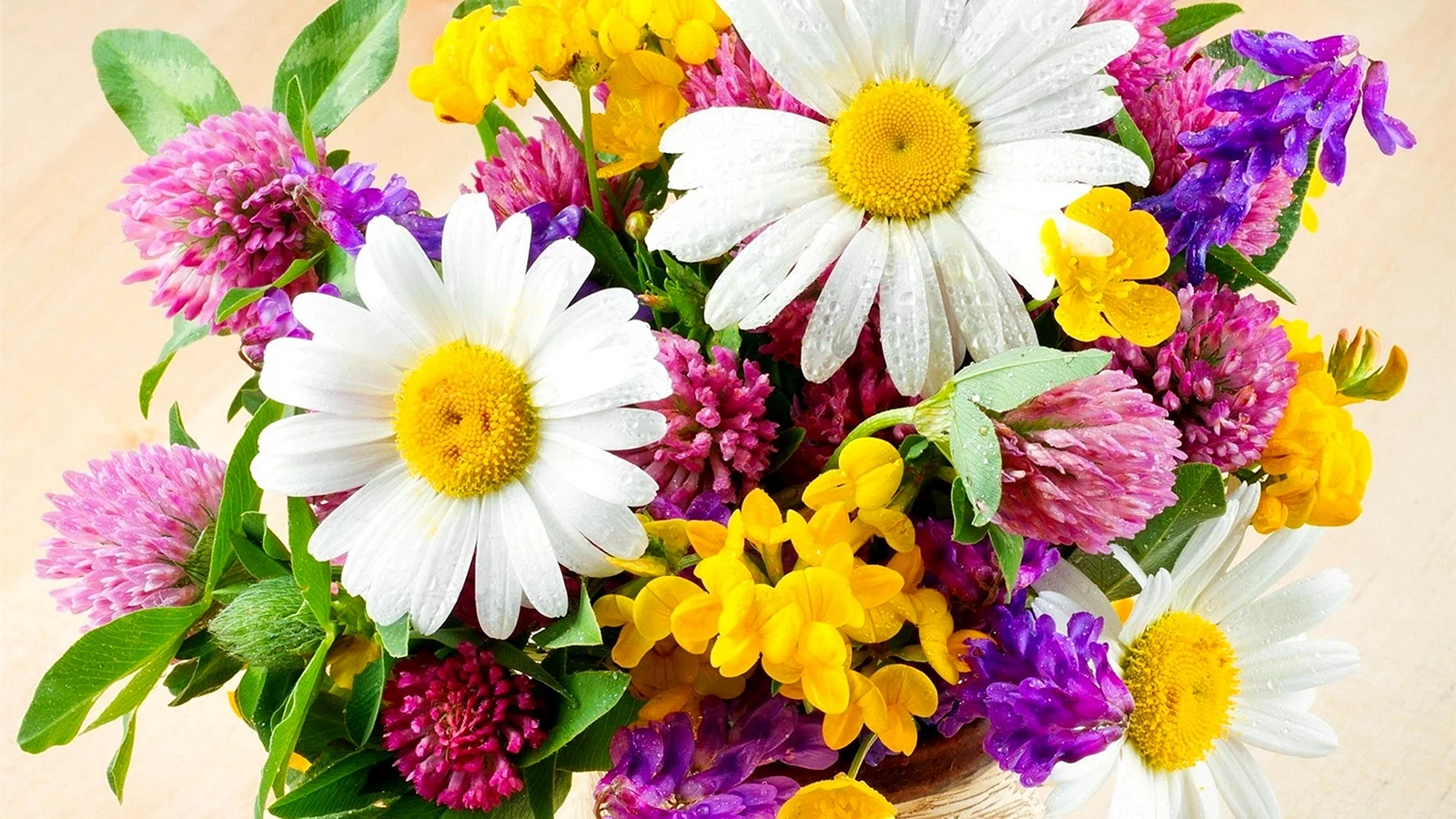 Fresh Flowers Wallpaper