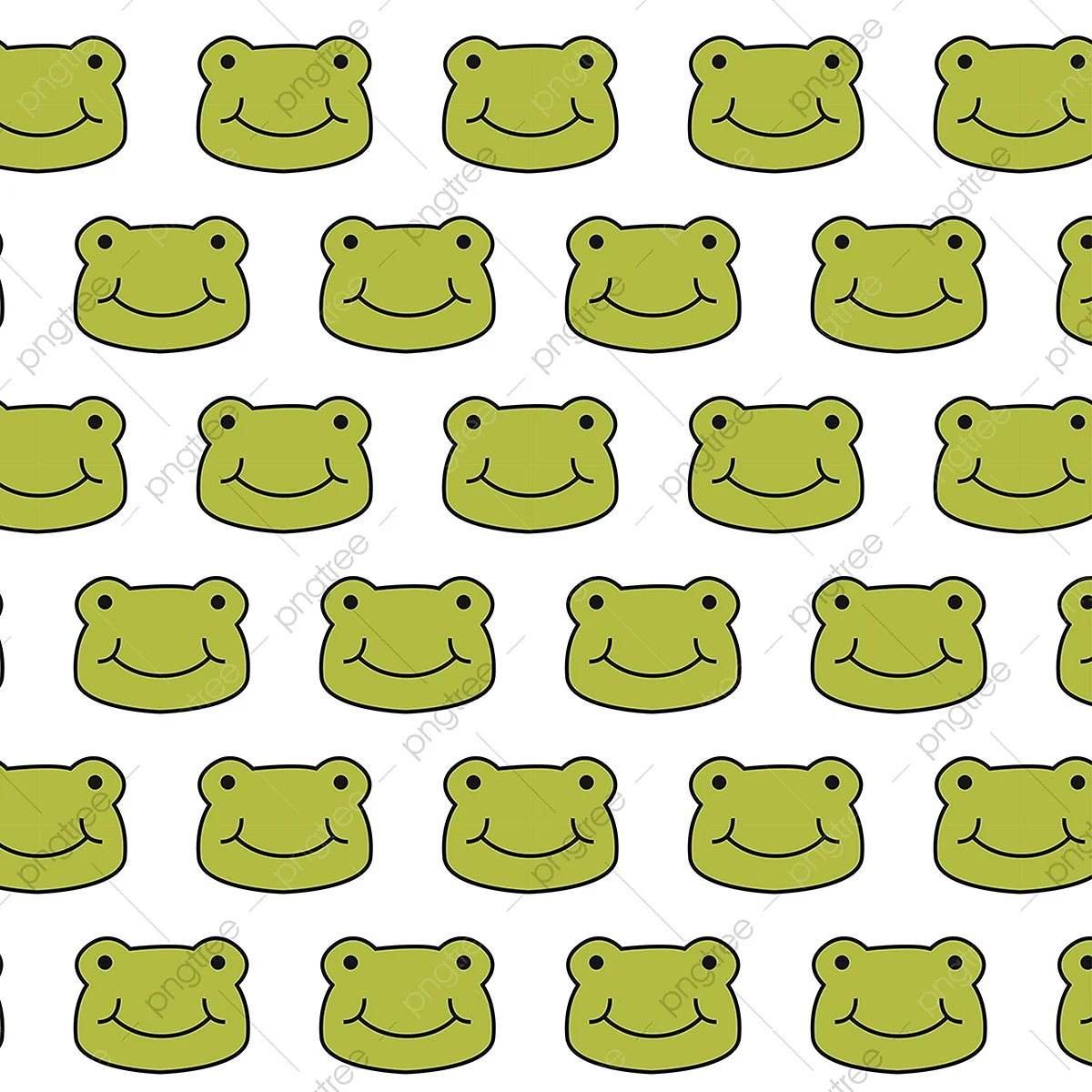 Frog Pattern Wallpaper