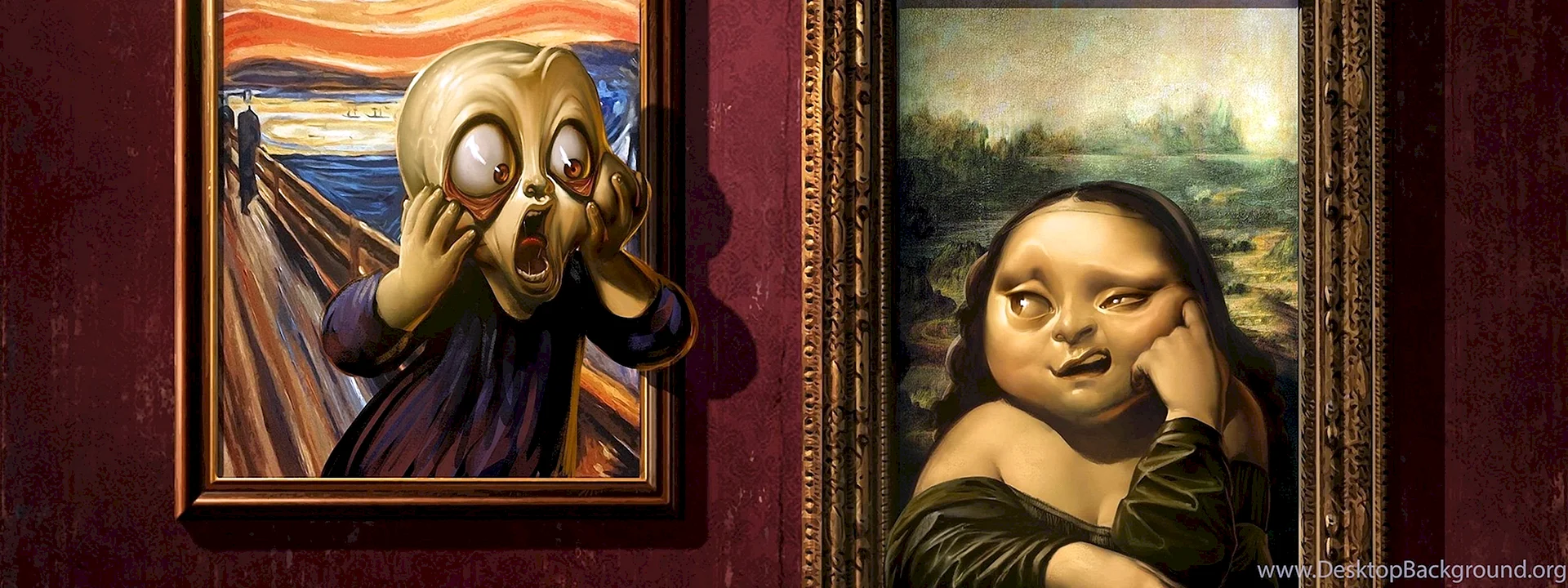 Funny Painting Wallpaper