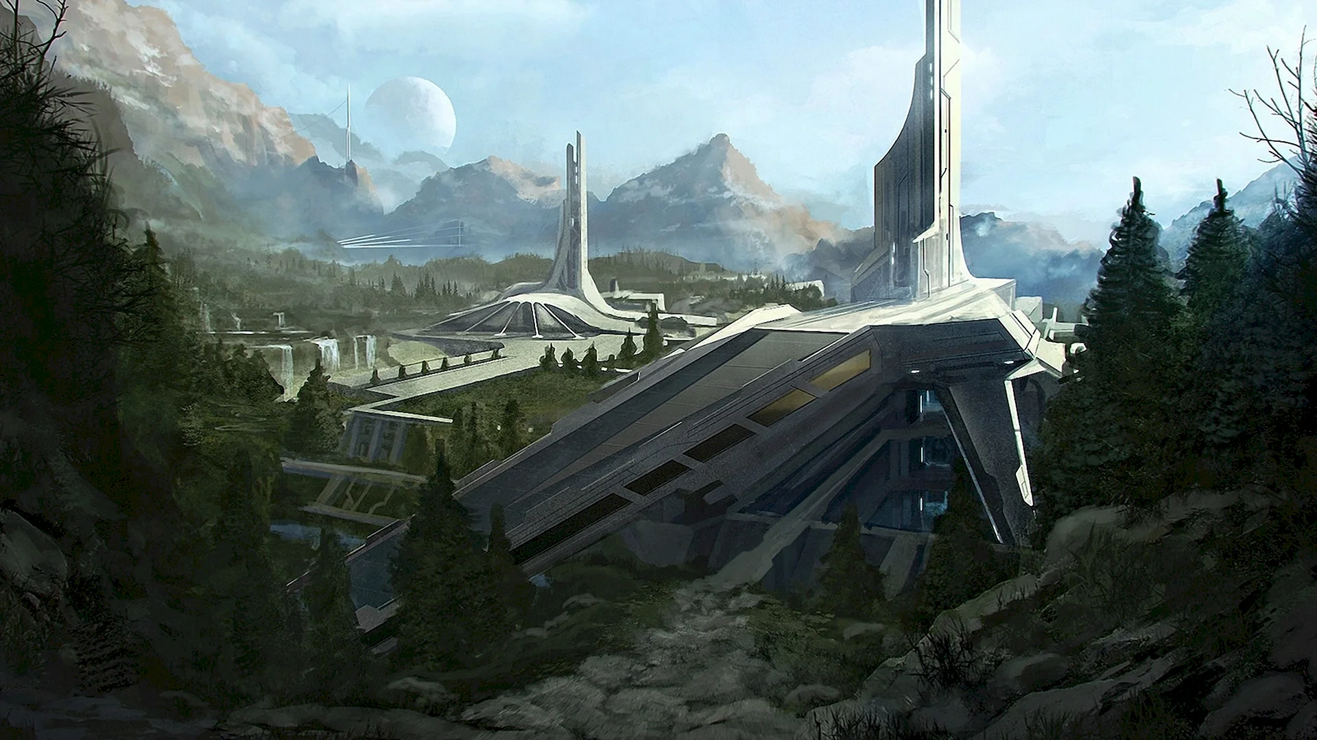 Futuristic Landscapes Wallpaper