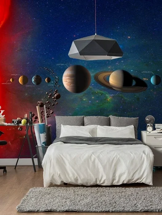 Galaxy Bedroom Wallpaper