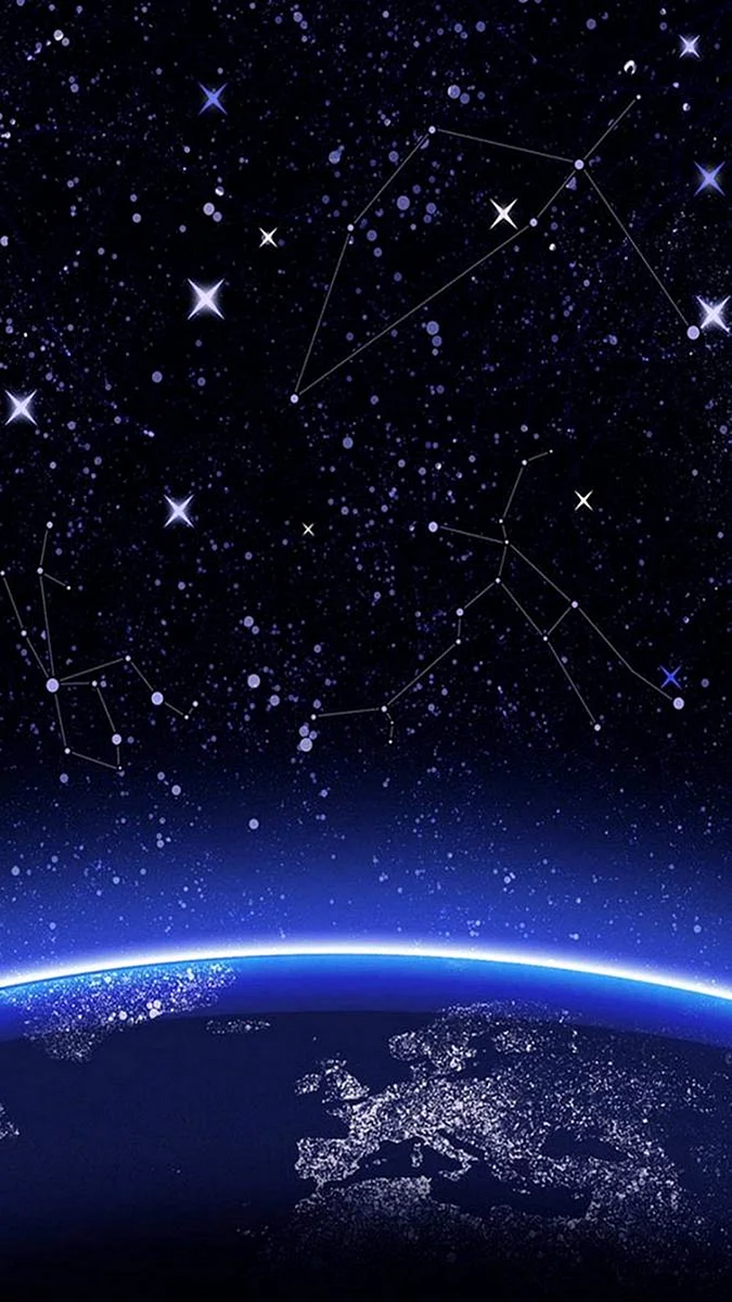 Galaxy Constellation Wallpaper For iPhone