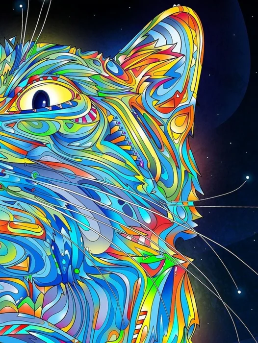 Galaxy Psychedelic Wallpaper