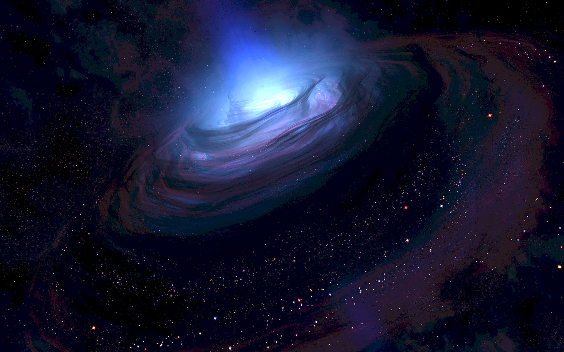 Galaxy Vortex Wallpaper