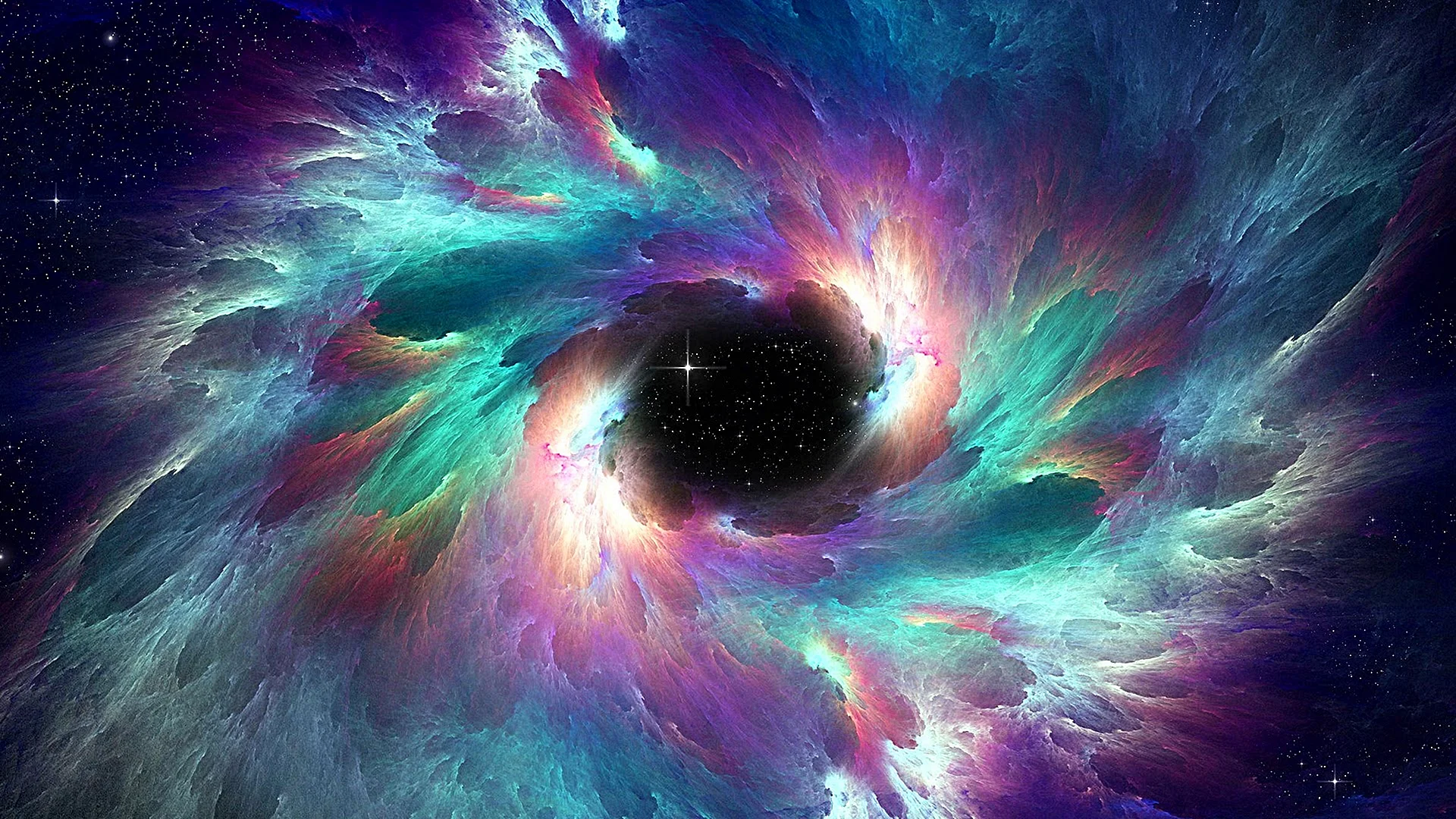 Galaxy Vortex Wallpaper