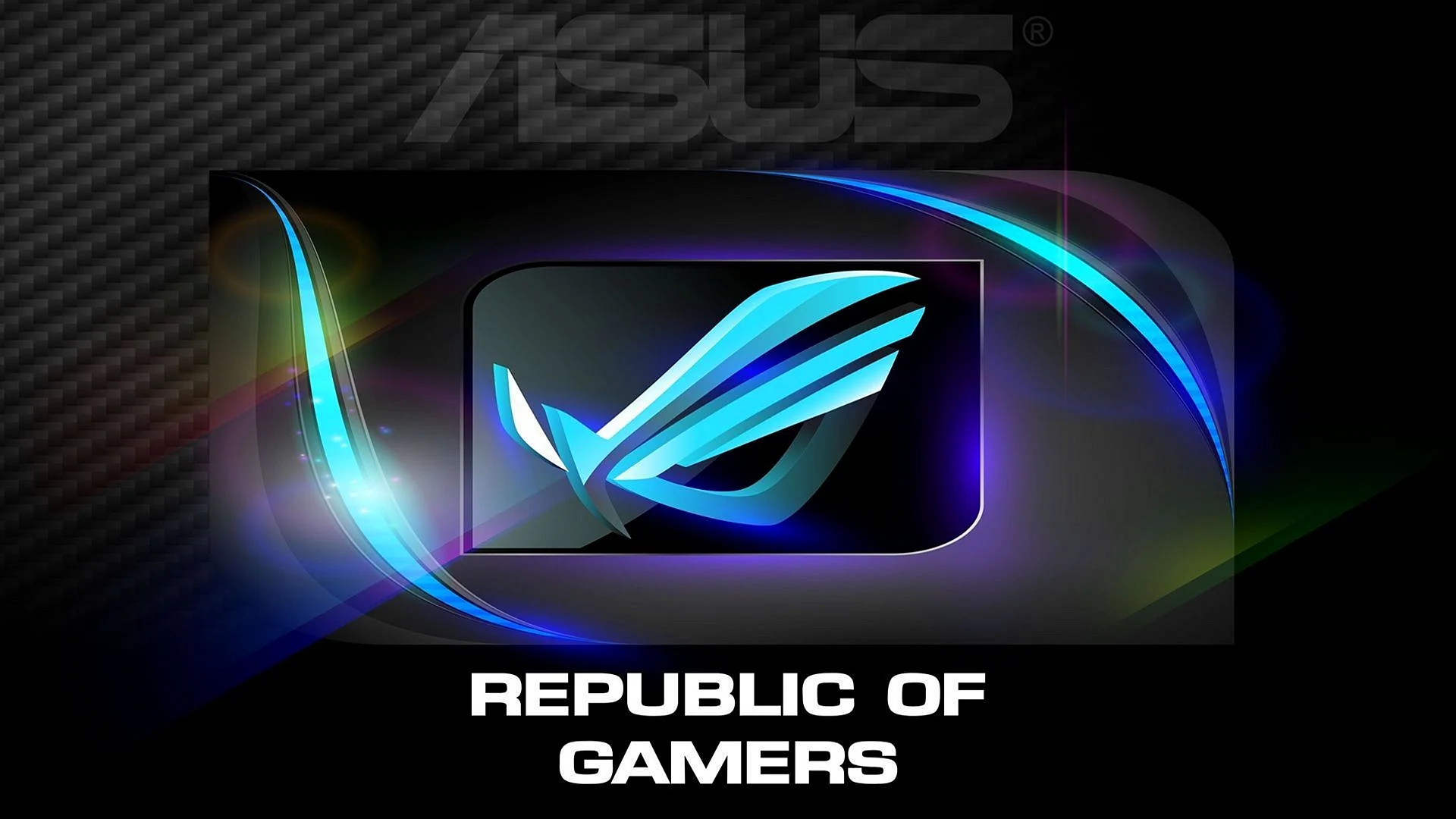 Gamer Blue Asus Wallpaper