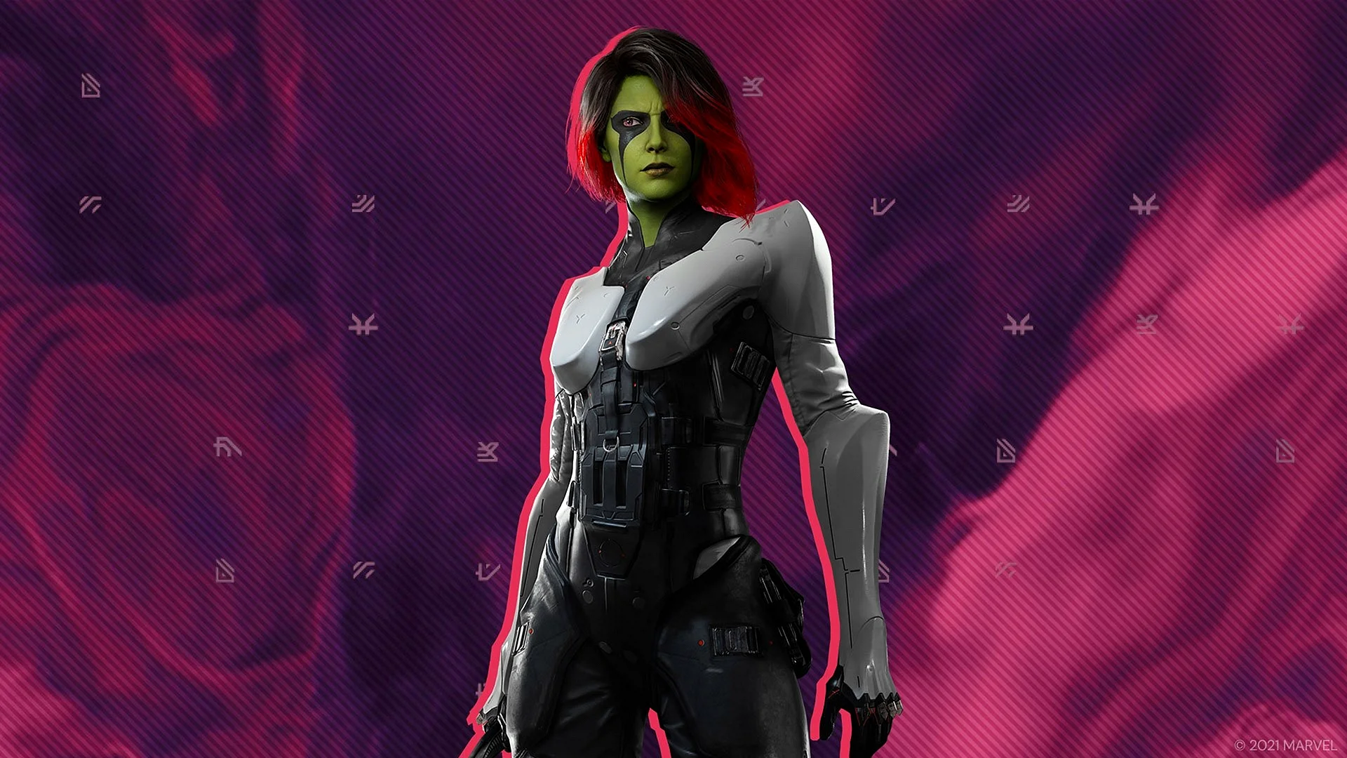 Gamora Marvel Guardian Of The Galaxy Game Wallpaper