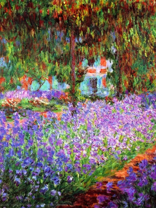 Garden In Giverny Claude Monet Wallpaper