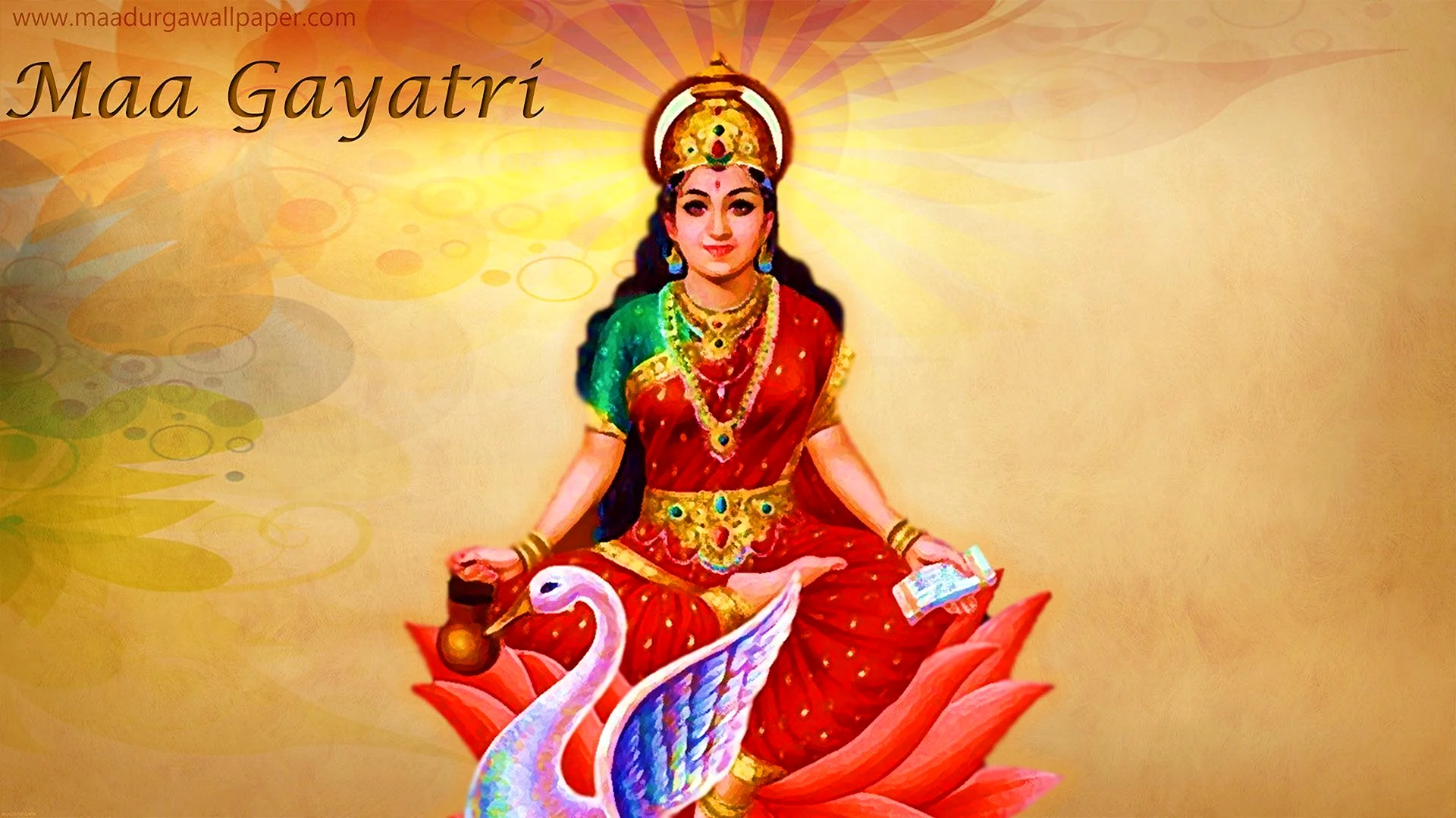 Gayatri Mata Wallpaper