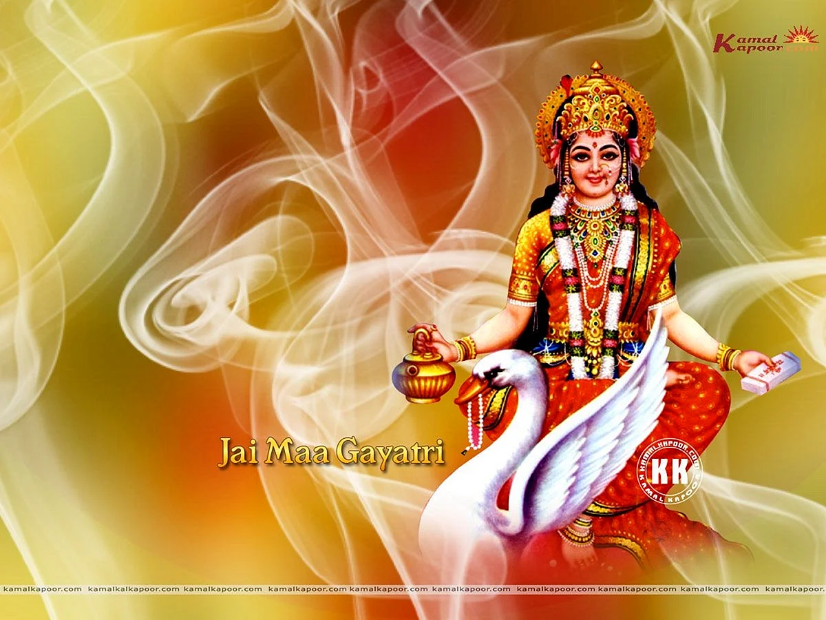 Gayatri Mata Wallpaper