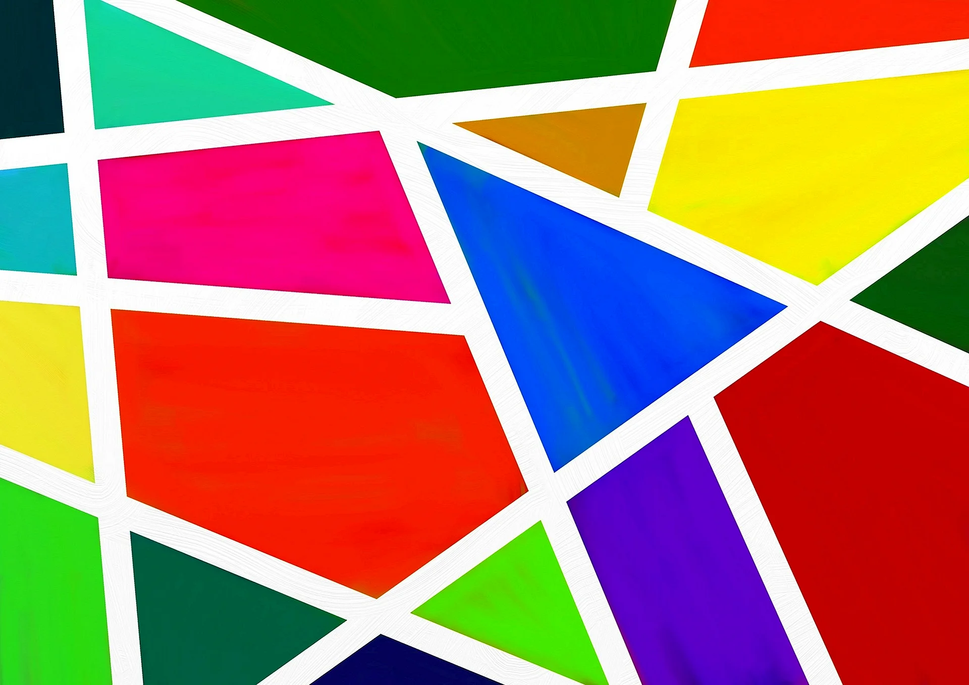 Geometric Color Block Wallpaper