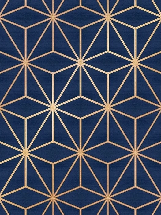 Geometric Gold Pattern Wallpaper